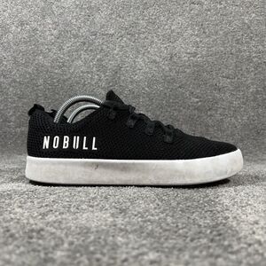 NoBull Recs Knit Mens Size 10 Black White Athletic Casual Shoes Used